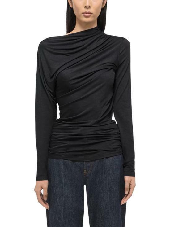 헬무트랭 긴팔 티셔츠 O07HW504001 BLACK DOM - Helmut Lang