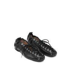 25FW 가니 레이스업 발레리나 S2914099 BLACK DOM 썸네일 3