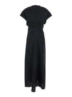 26SS 토템 롱 원피스 261WRD1103FB0568001 BLACK DOM 썸네일 2
