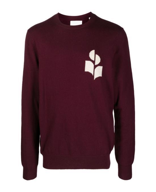 25FW 이자벨마랑 스웨터 PU0051HAA1L04H80BY BURGUNDY DOM - Isabel Marant