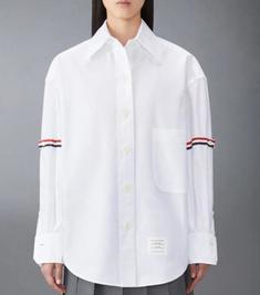 26SS 톰브라운 RWB 스트라이프 디테일 셔츠 FLL079EF0313100 WHITE DOM 썸네일 1
