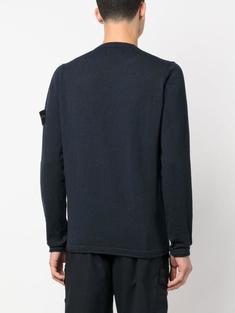25SS 스톤 아일랜드 스웨터 K1S155100052S00B0V0020 NAVY DOM 썸네일 4