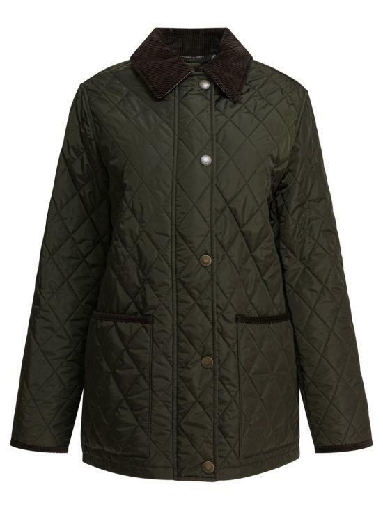 25FW 버버리 퀼팅 나일론 반 자켓 8113591 SHALE BRUSH IP CHECK DOM - Burberry