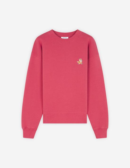 메종키츠네 스피디 폭스 패치 컴포트 스웨트셔츠 MW00309KM0307P642 REDCURRENT DOM - Maison Kitsune