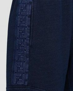 펜디 숏팬츠 FFJERSEYBERMUDAPANTSFAB651AN5UF0RU7 BLUE DOM 썸네일 3
