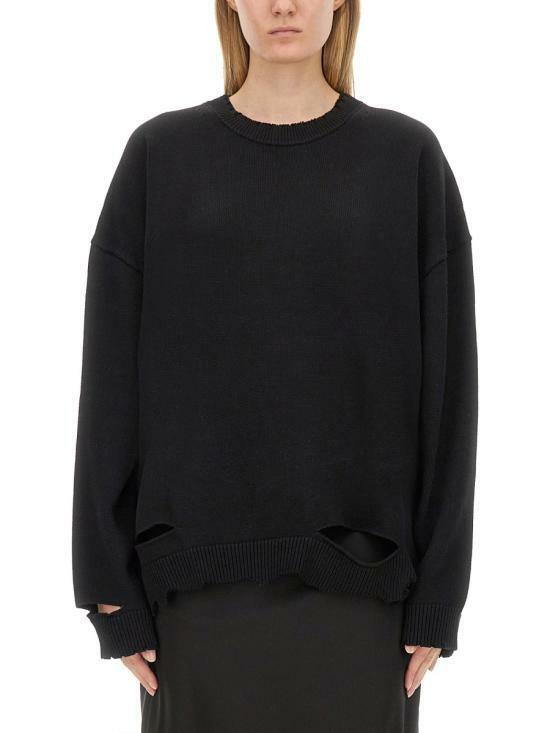 헬무트랭 스웨터 O04HW799001 BLACK DOM - Helmut Lang