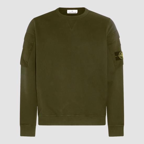 스톤 아일랜드 긴팔 티셔츠 791560577V0058 OLIVE DOM - Stone Island