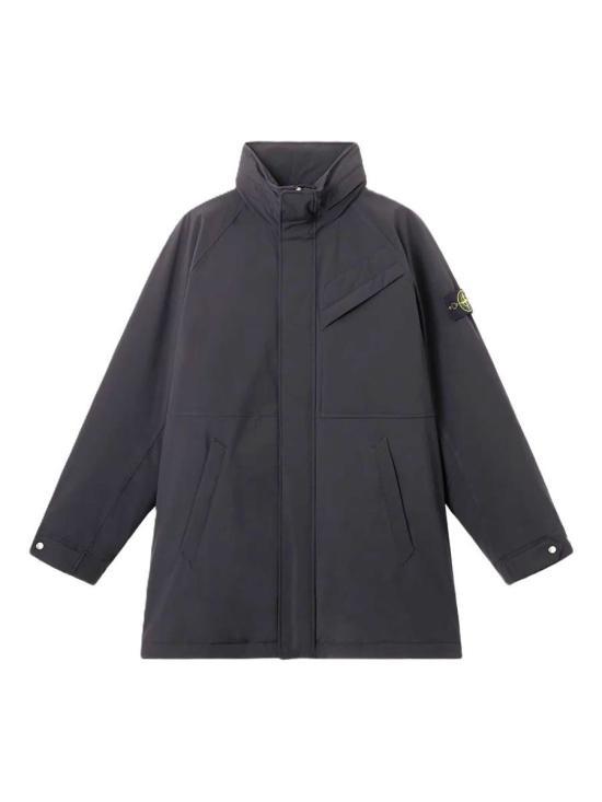 25FW 스톤 아일랜드 소프트 쉘 R E.다이 테크놀로지 리사이클 PE 패딩 코트 K2S157100002S0A27V0020 NAVY DOM - Stone Island
