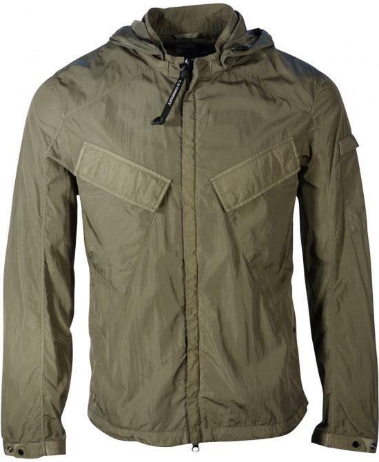 25FW 씨피 컴퍼니 크롬 R 후드 렌즈 자켓 19CMOS084A005904G683 IVY GREEN DOM - CP company
