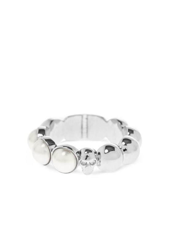 26SS 알렉산더 맥퀸 반지 854546J16RP1026 PALLADIUM DOM - Alexander McQueen