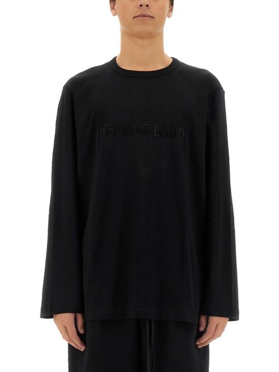 헬무트랭 긴팔 티셔츠 O06HM511001 BLACK DOM - Helmut Lang
