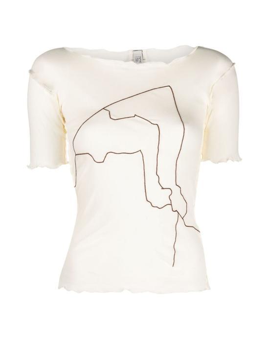25SS 베이스레인지 반팔 티셔츠 TOARCG000 UNDYED DOM - Baserange
