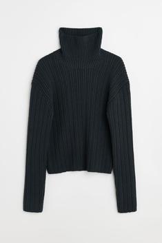 아워레가시 터틀넥 W4243CR BLACK DOM 썸네일 1