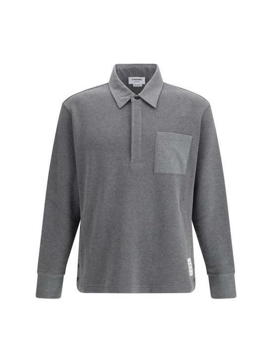 26SS 톰브라운 폴로 티셔츠 MJP233AJ0114035 MED GRAY DOM - Thom Browne