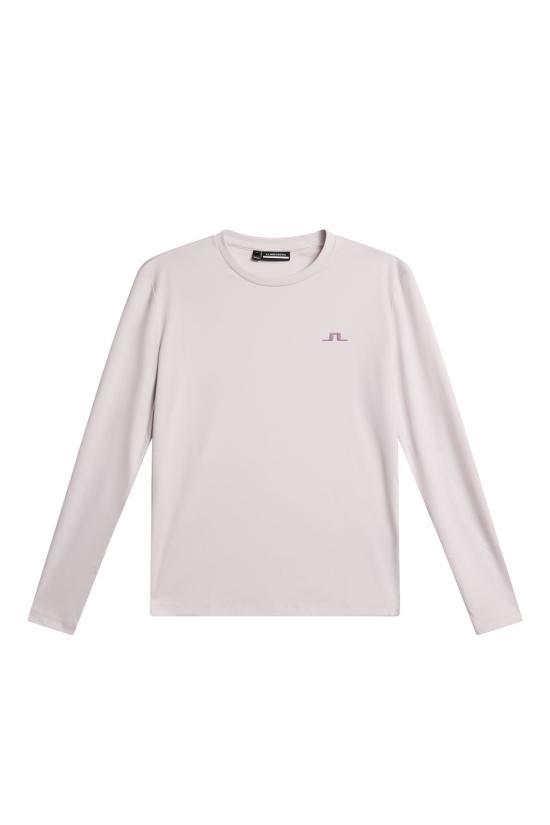 25FW 제이린드버그 트레이닝 티셔츠 AWJT13377U045 GREY LILAC DOM - J.Lindeberg