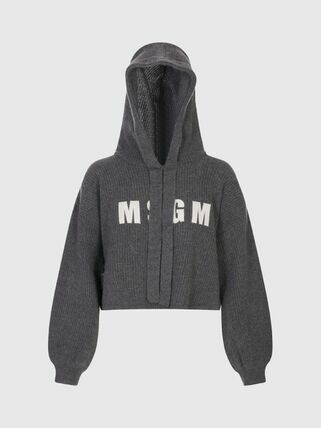 25FW 엠에스지엠 후드 티셔츠 3941MDM21925778598 ANTHRACITE DOM - MSGM