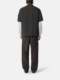 26SS 스톤 아일랜드 반팔 셔츠 L1S151200031S00WNV0165 DARK GRAY DOM 썸네일 3