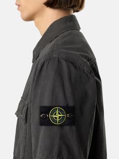 26SS 스톤 아일랜드 반팔 셔츠 L1S151200031S00WNV0165 DARK GRAY DOM 썸네일 4