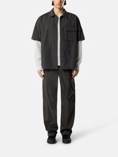 26SS 스톤 아일랜드 반팔 셔츠 L1S151200031S00WNV0165 DARK GRAY DOM 썸네일 2