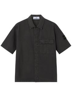 26SS 스톤 아일랜드 반팔 셔츠 L1S151200031S00WNV0165 DARK GRAY DOM 썸네일 1