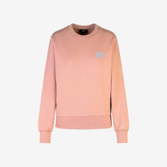 아페쎄 긴팔 티셔츠 COHBNF27915TFJ ROSE BLEU CIEL DOM - A.P.C.