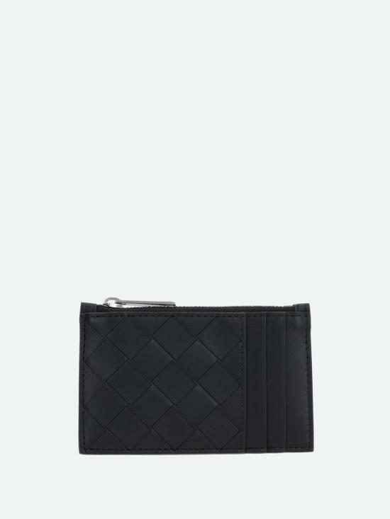 보테가베네타 인트레치아토 지퍼 카드 케이스 755985VCPQ38803 DOM - Bottega Veneta