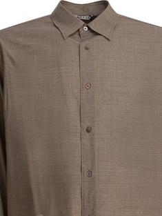 25SS 오라리 긴팔 셔츠 A25SS01WT TOP LIGHT BROWN DOM 썸네일 3