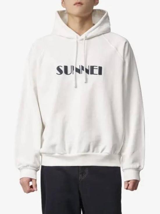 써네이 후드 티셔츠 MRTWXJER070JER0107433 DOM - Sunnei