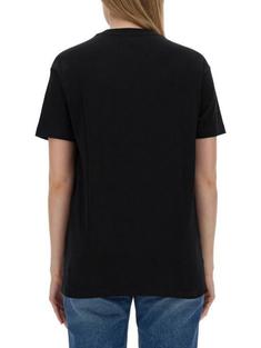 26SS 비비안웨스트우드 클래식 ORB 로고 티셔츠 3G010013J001MN401 BLACK DOM 썸네일 4