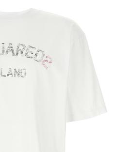 25SS 디스퀘어드2 반팔 티셔츠 S74GD1399D20020100 WHITE DOM 썸네일 3