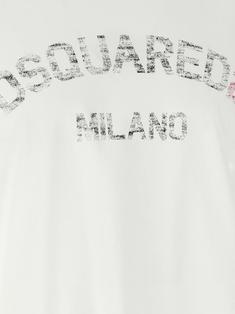 25SS 디스퀘어드2 반팔 티셔츠 S74GD1399D20020100 WHITE DOM 썸네일 4