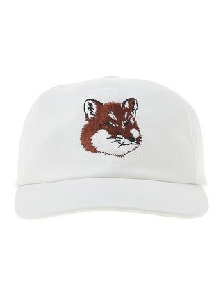 메종키츠네 볼캡 HU06118WW0007WHP101 WHITE DOM - Maison Kitsune
