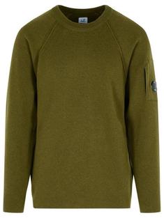 25FW 씨피 컴퍼니 램스울 크루넥 스웨터 19CMKN040A110149A683 IVY GREEN DOM 썸네일 1