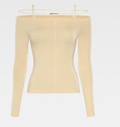 25SS 자크뮈스 르 시에라 티셔츠 233JS1652313212 LIGHT YELLOW DOM 썸네일 1