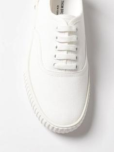 26SS 톰브라운 캔버스 헤리티지 트레이너 MFD201A01588100 WHITE DOM 썸네일 4