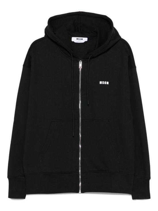 25FW 엠에스지엠 후드 티셔츠 2000MM50730000099 BLACK DOM - MSGM
