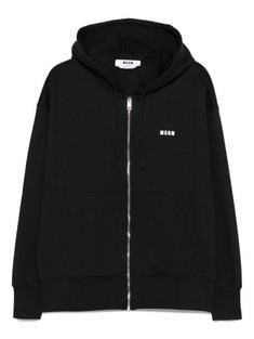 25FW 엠에스지엠 후드 티셔츠 2000MM50730000099 BLACK DOM 썸네일 1