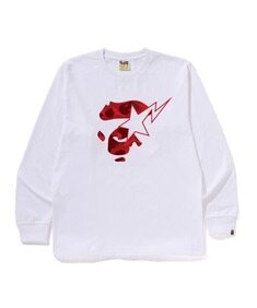 25FW 베이프 반팔 티셔츠 001TEL801019MWHB DOM 썸네일 1