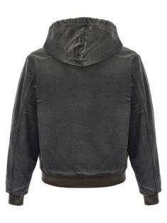 25FW 오라리 후드 티셔츠 A25AB02CD FADED BLACK DOM 썸네일 2