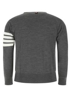 26SS 톰브라운 사선완장 메리노 울 니트 MKA002AY1014038 MED GRAY DOM 썸네일 2