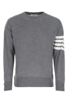 26SS 톰브라운 사선완장 메리노 울 니트 MKA002AY1014038 MED GRAY DOM 썸네일 1