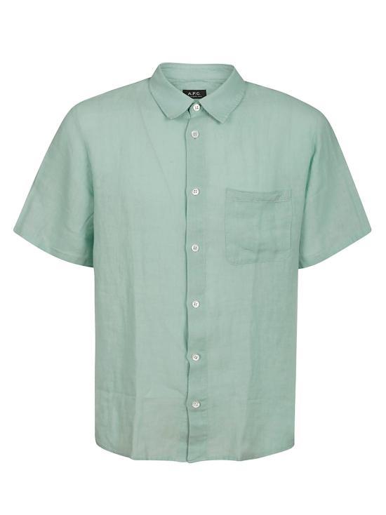 아페쎄 반팔 셔츠 LIAEKH12551KAB DOM - A.P.C.