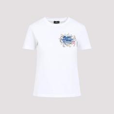 25SS 에트로 반팔 티셔츠 WRMA0006AK788W0111 WHITE DOM 썸네일 1