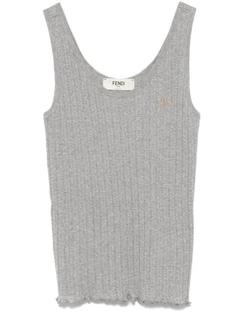 25SS 펜디 저지 탱크 탑 FS9720ASMJF1RX3 GRAY DOM 썸네일 1