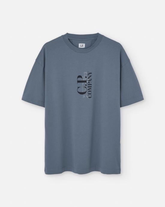 25SS 씨피 컴퍼니 반팔 티셔츠 18CMTS177A005100W872 STORMY WEATHER DOM - CP company