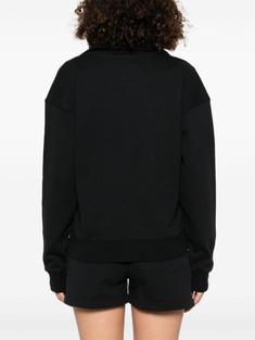 메종키츠네 베이비 폭스 하프집 스웨트셔츠 MW00304KM0325P199 BLACK DOM 썸네일 4