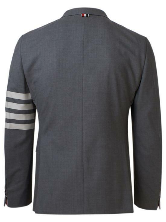 26SS 톰브라운 플레인 위브 4바 클래식 스포츠 코트 MJC001A06146035 GRAY DOM - Thom Browne