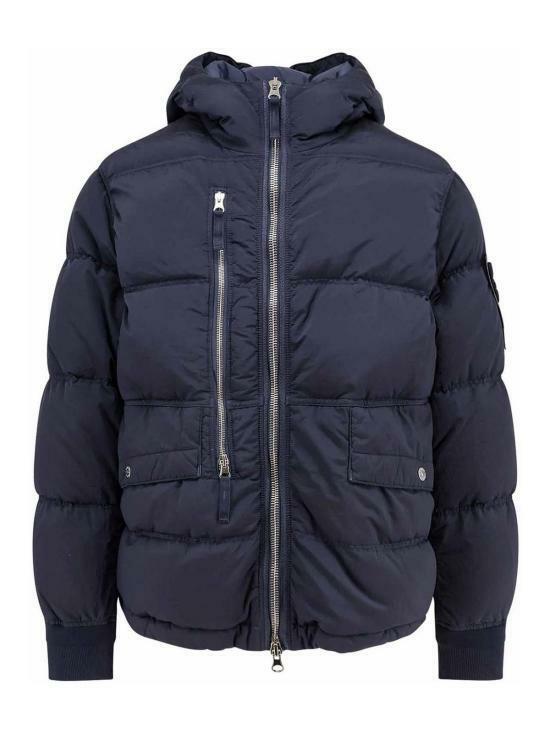 25FW 스톤 아일랜드 나일론 메탈 에코닐 후드 다운 파카 K2S154100088S0019V0020 - Stone Island