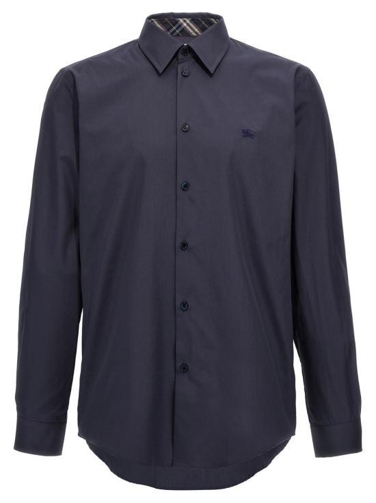 25SS 버버리 슬림핏 코튼 셔츠 8105133 INDIGO DOM - Burberry