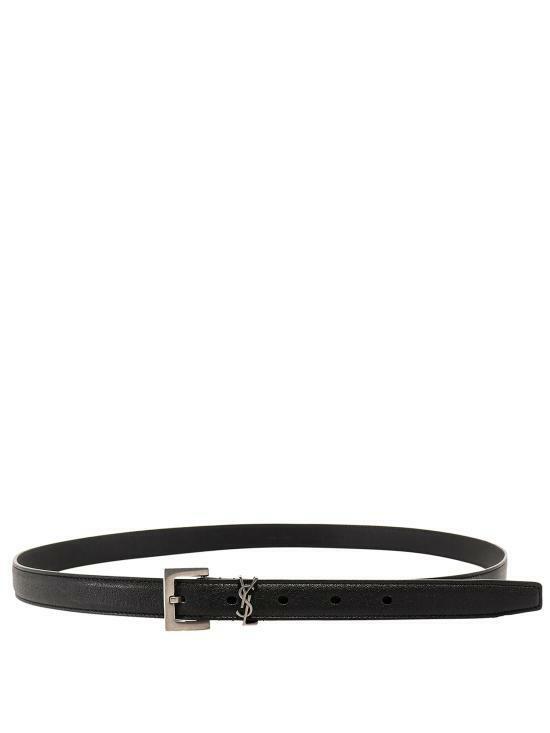 생로랑 가죽 벨트 612616BRM0E1000 BLACK DOM - Saint Laurent
